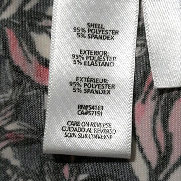 Karl Lagerfeld floral print Long-Sleeve top size small - Picture 9 of 9